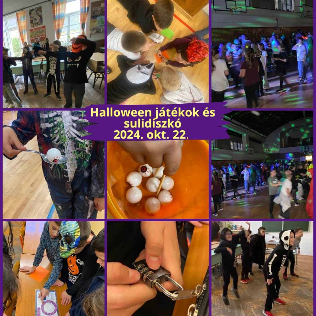 Halloween parti az idegen nyelvi csoportokkal